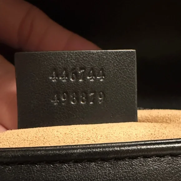 Gucci GG Marmont Black Quilted Shoulder Bag with Gold Chain - Picture 7 of 10